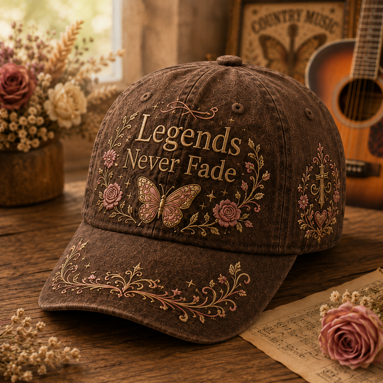 🦋Timeless Country Tribute Embroidered Cap Collection