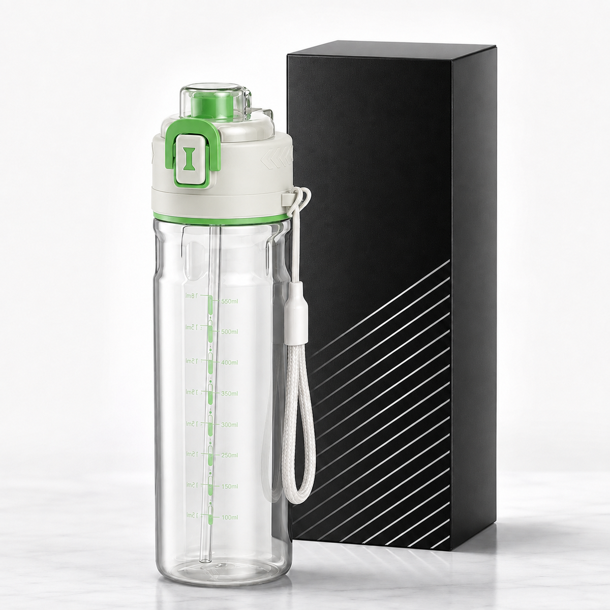 đ„Last Day 49% OFF - đŠ 750ML Cooling Mist Water Bottle | Straw & Spray Sports Bottle for Hot Days