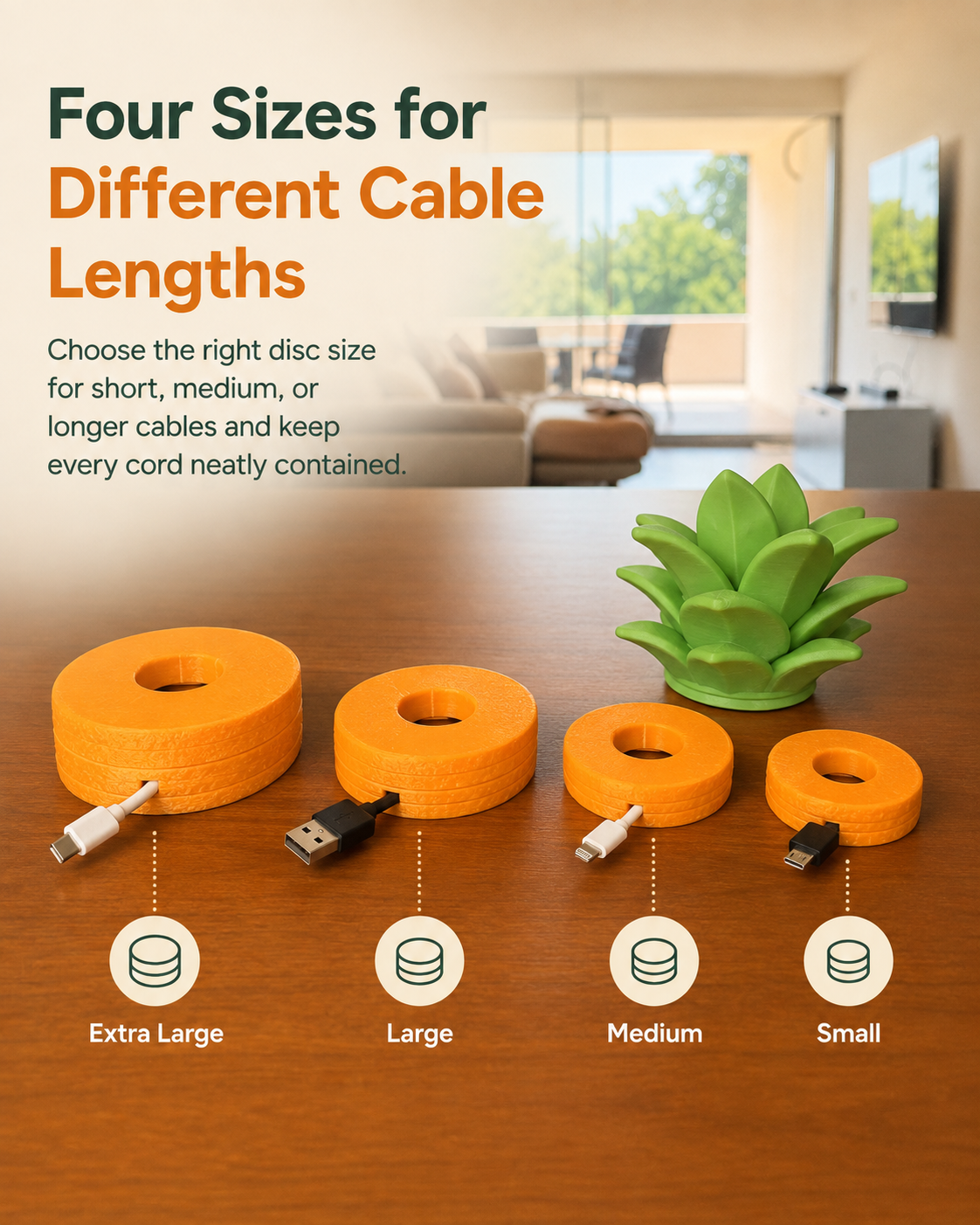 Pineapple Cable Organizer