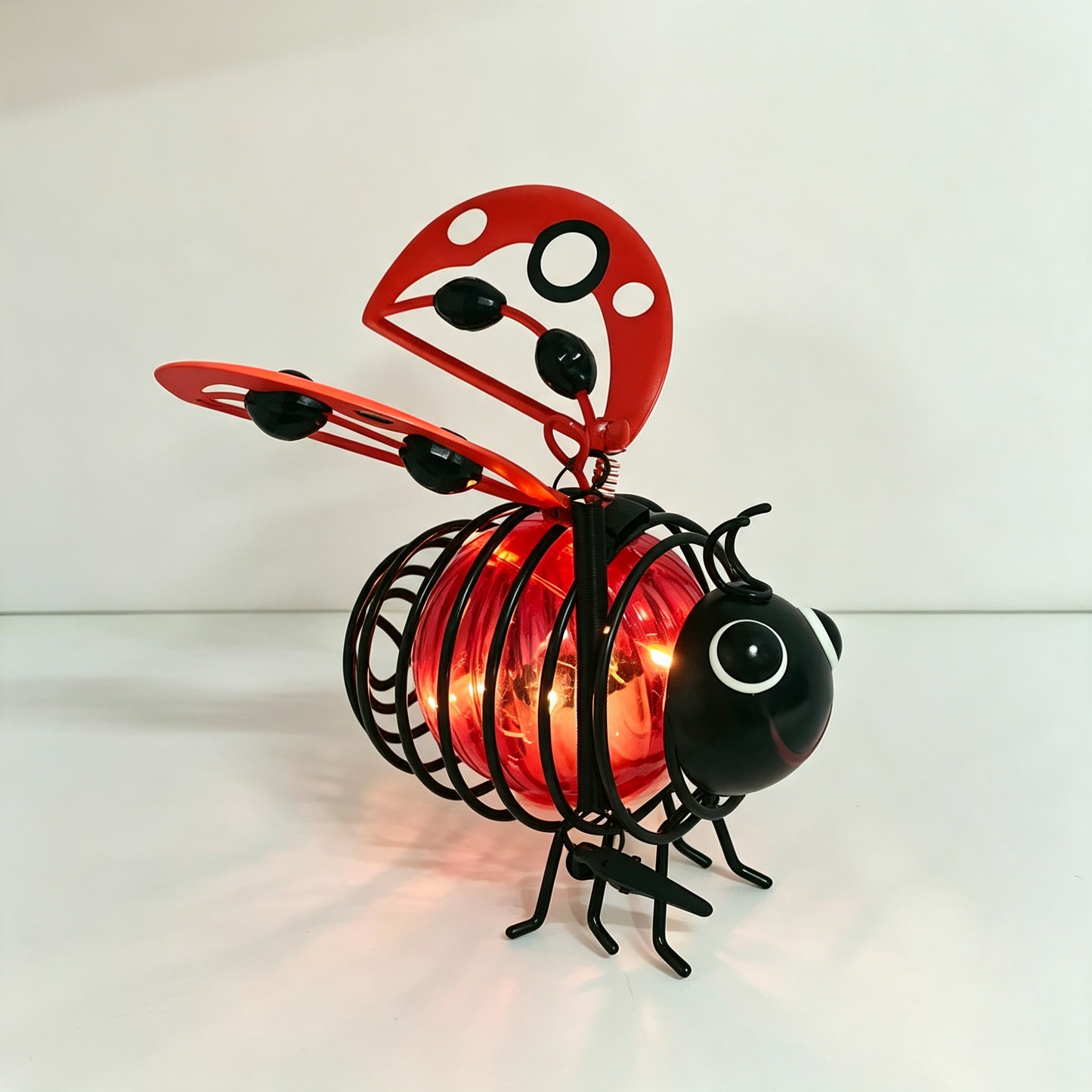 🔥 Limited-Time 50% OFF | Hanging Solar Bee Light – Warm Amber Glow for Garden Nights 🐝✨