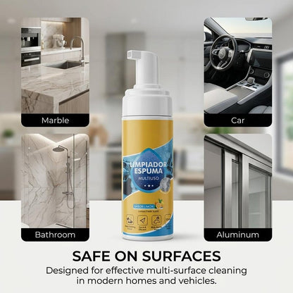 😍4-in-1 Multi-Enzyme Foam Cleaner - Deep Clean Car, Kitchen, Bathroom & Sofa