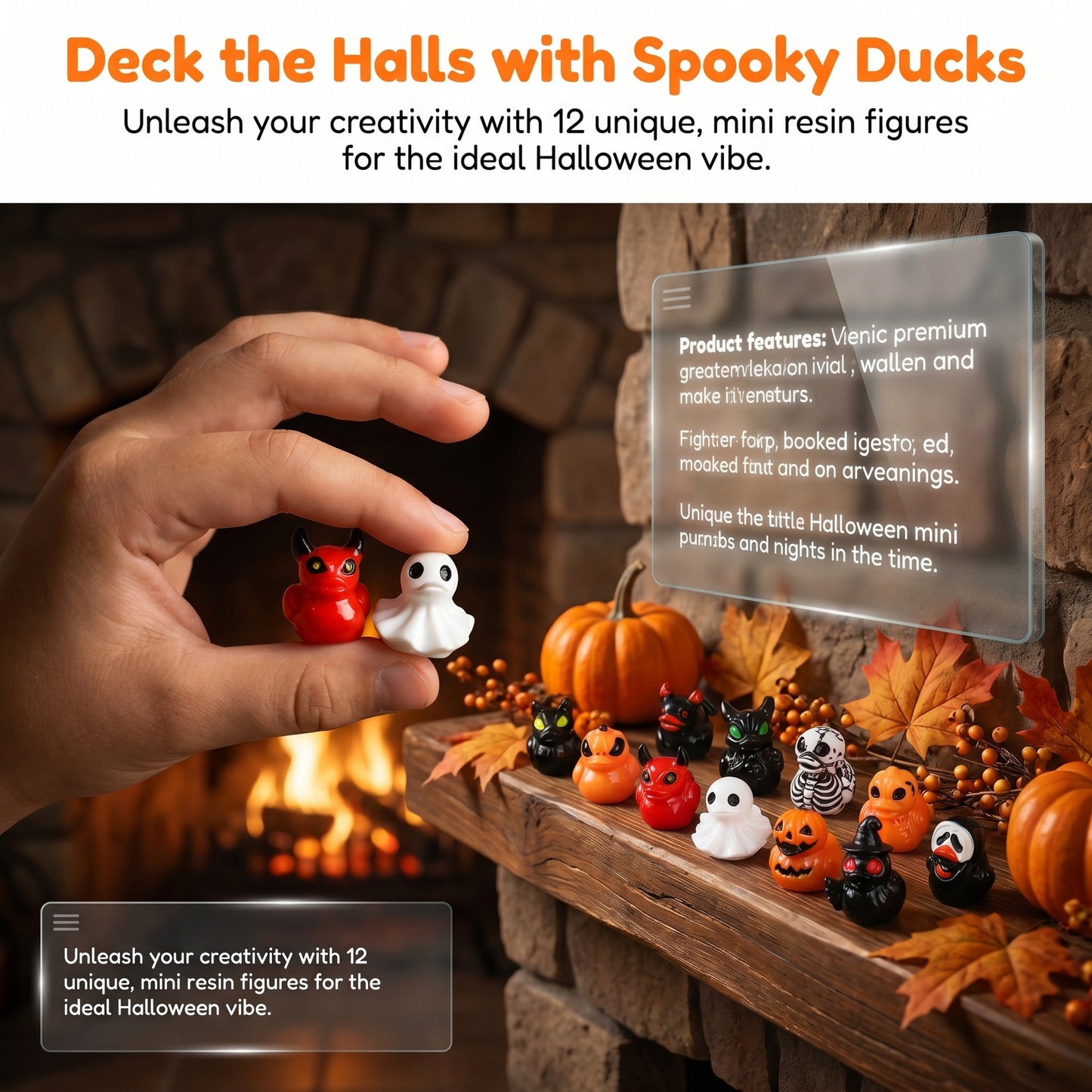 😈Halloween Demon Duck Miniatures