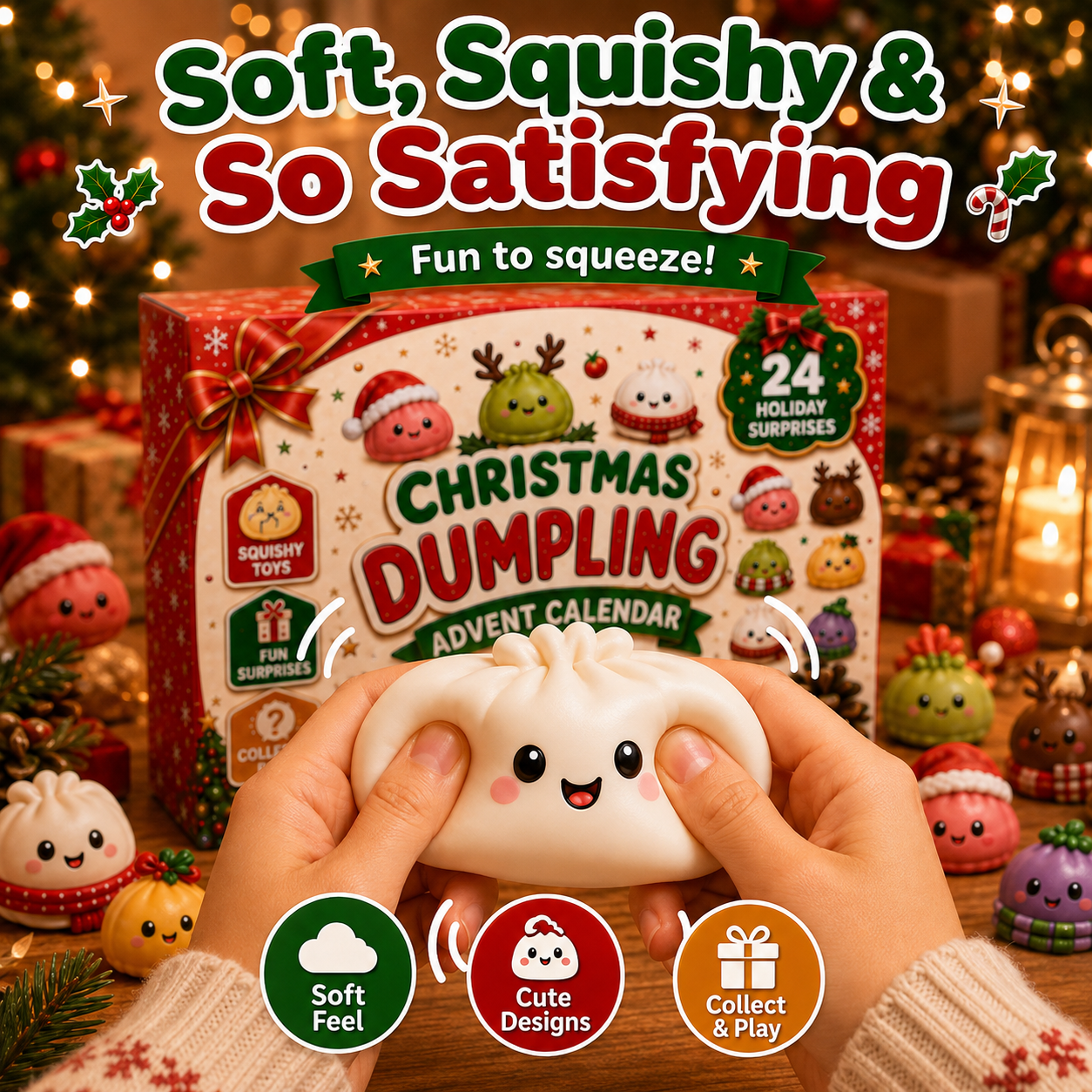 24 Days of Squishy Christmas Surprises 🎄