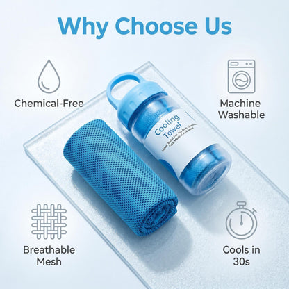 🔥LAST DAY 50% OFF - 🏃❄️Cold Sweat Towel You Can Use Anywhere, Anytime! Reusable Soft Absorbent Cooling Portable