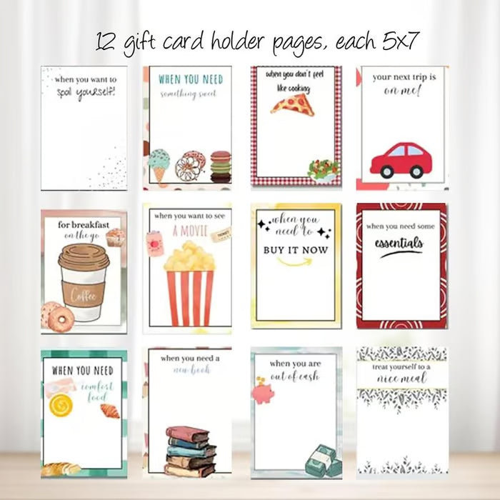 ✨Christmas Promotion 49% OFF -🎁DIY Spiral Bound Christmas Gift Card Album Book