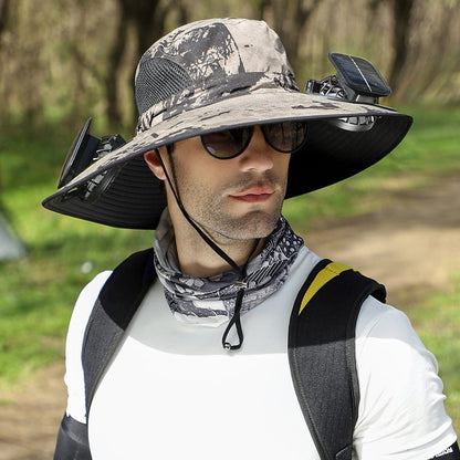 🎁 2026 NEW 3-Fan Solar Cooling Hat – The Father's Day Gift He'll Actually Use 🌬️☀️