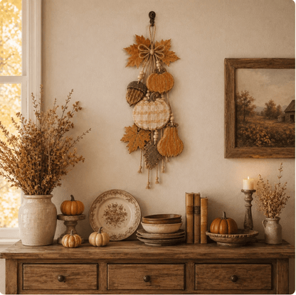 🔥LAST DAY 43% OFF - 🎃Rustic Harvest WoodenDoor Hanger