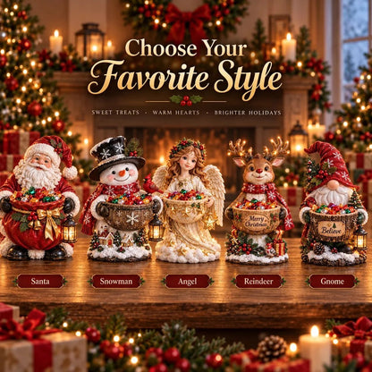 🎄 Weihnachts-Sale – 49% RABATT ✨Handgefertigte Weihnachts-Keramikschale mit Beleuchtung – 5 festliche Designs