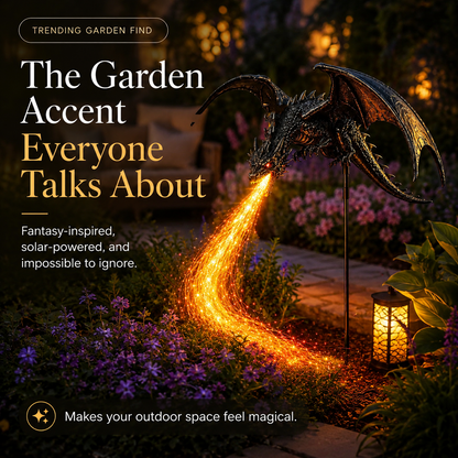 ⏳ Last Day 49% OFF🐉2027 Dragon’s Ember Solar Garden Decor