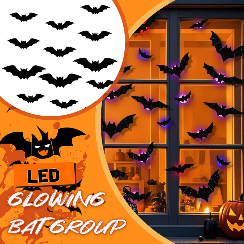 🦇Halloween 3D Lighted Bats