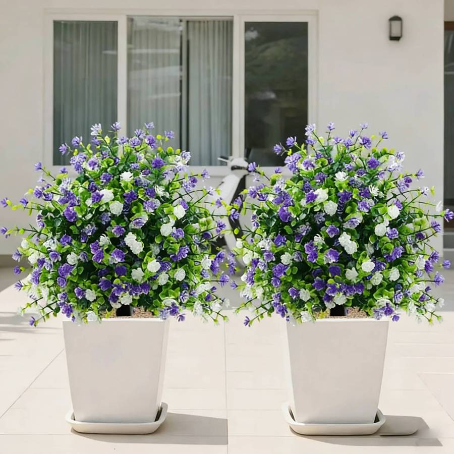 🎁Last Day Sale - 50% OFF🔥Artificial Potted Trees With Ground Stakes🌼
