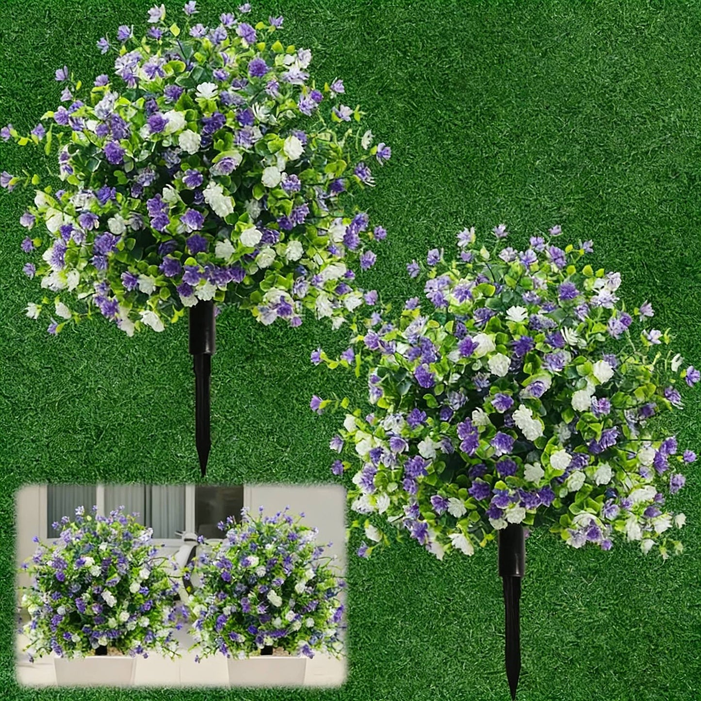 🎁Last Day Sale - 50% OFF🔥Artificial Potted Trees With Ground Stakes🌼