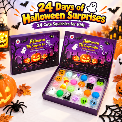 🎃24-Piece Halloween Squishy Surprise Box