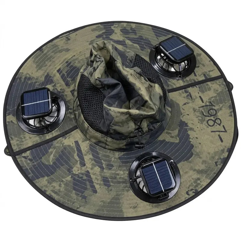 🎁 2026 NEW 3-Fan Solar Cooling Hat – The Father's Day Gift He'll Actually Use 🌬️☀️