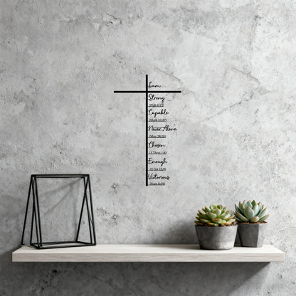🎄Christmas-Sale 49%Off❤️Elegant Metal Christian Heart & Cross Wall Art