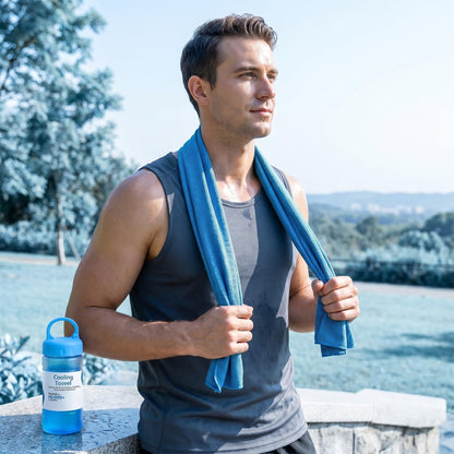 🔥LAST DAY 50% OFF - 🏃❄️Cold Sweat Towel You Can Use Anywhere, Anytime! Reusable Soft Absorbent Cooling Portable