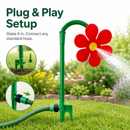 🌞LIMITED-TIME 50% OFF -🌻Crazy Dancing Flower Water Sprinkler