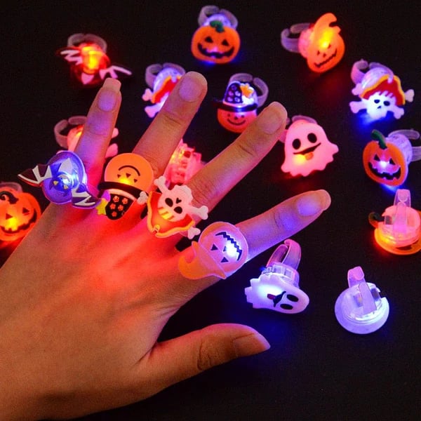 🎃LED Light Halloween Glowing Ring🎁