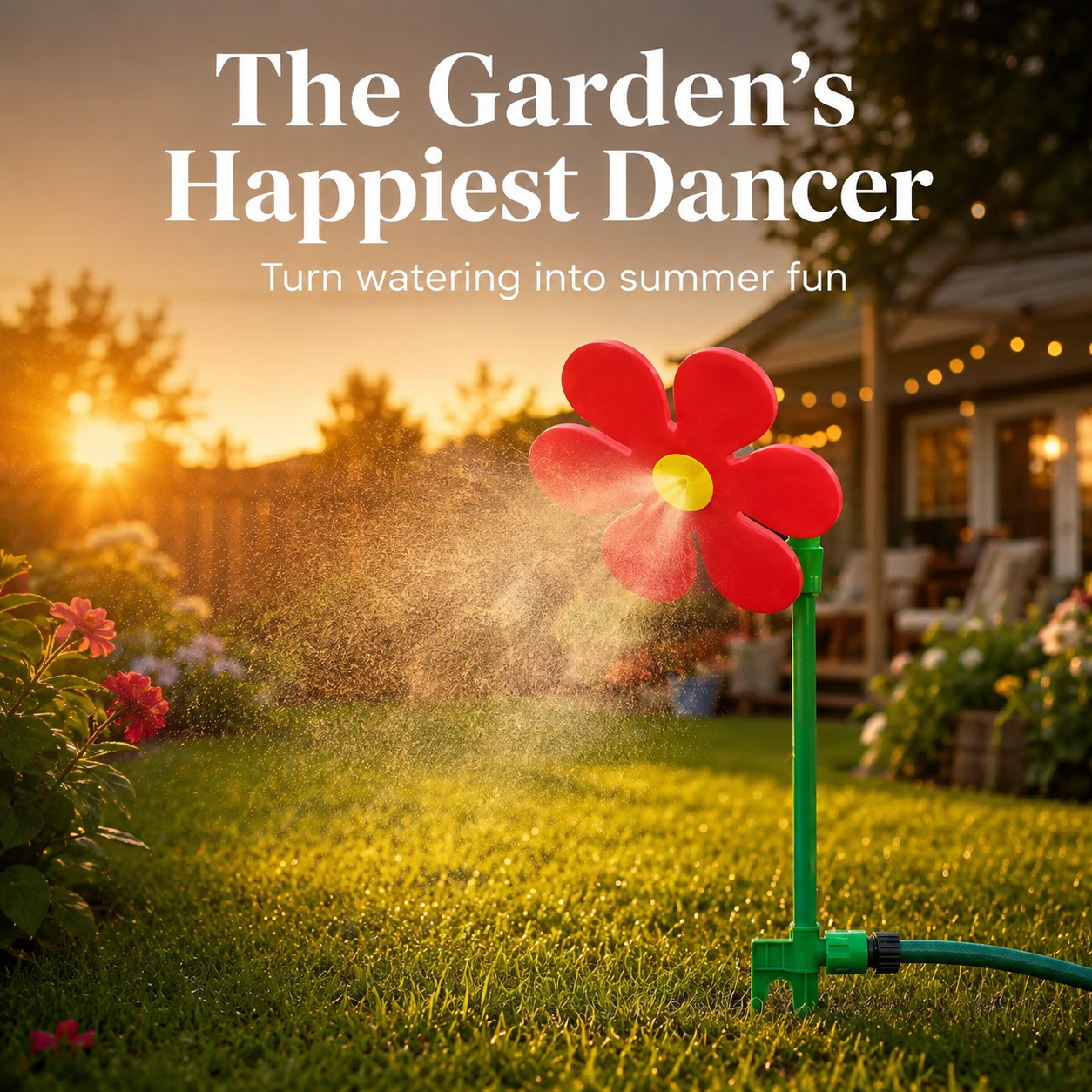 🌞LIMITED-TIME 50% OFF -🌻Crazy Dancing Flower Water Sprinkler