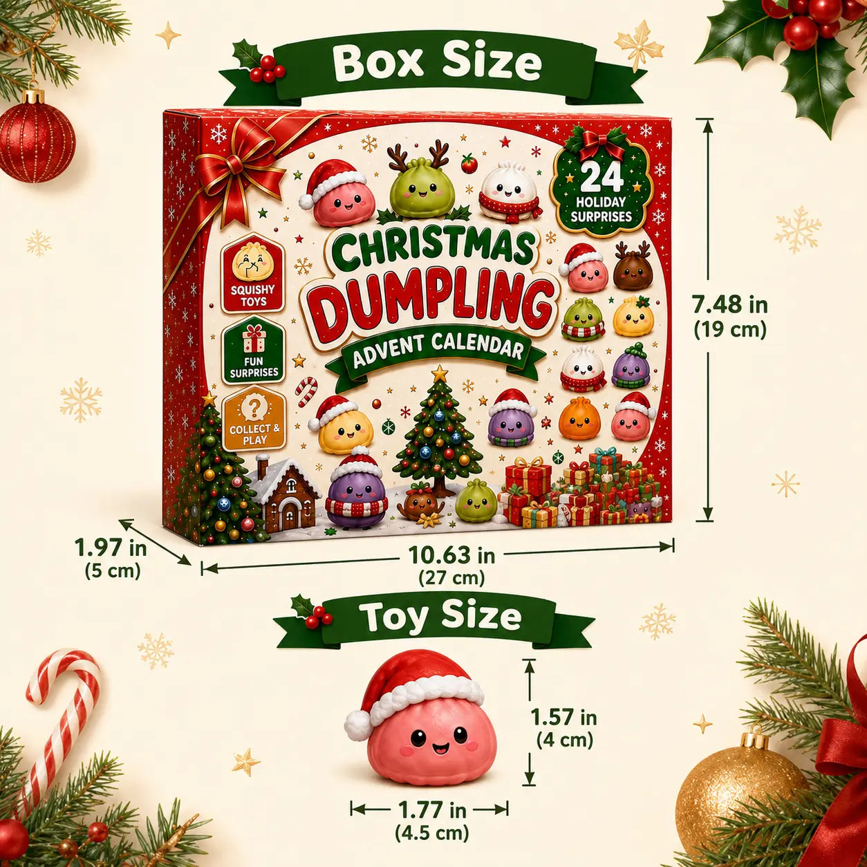24 Days of Squishy Christmas Surprises 🎄