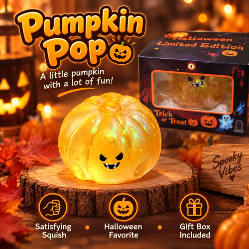 👻🎃🦇Halloween Edition Squishies – Cute Ghost, Bat & Pumpkin Collectible Gift Set