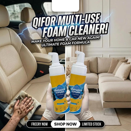 😍4-in-1 Multi-Enzyme Foam Cleaner - Deep Clean Car, Kitchen, Bathroom & Sofa