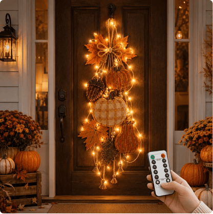 🔥LAST DAY 43% OFF - 🎃Rustic Harvest WoodenDoor Hanger