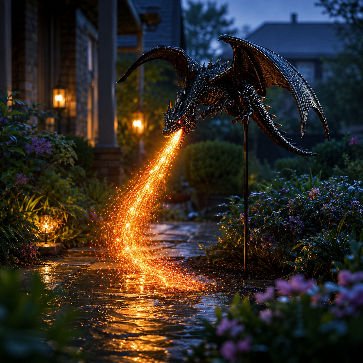 ⏳ Last Day 49% OFF🐉2027 Dragon’s Ember Solar Garden Decor