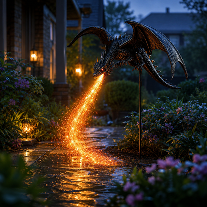 ⏳ Last Day 49% OFF🐉2027 Dragon’s Ember Solar Garden Decor