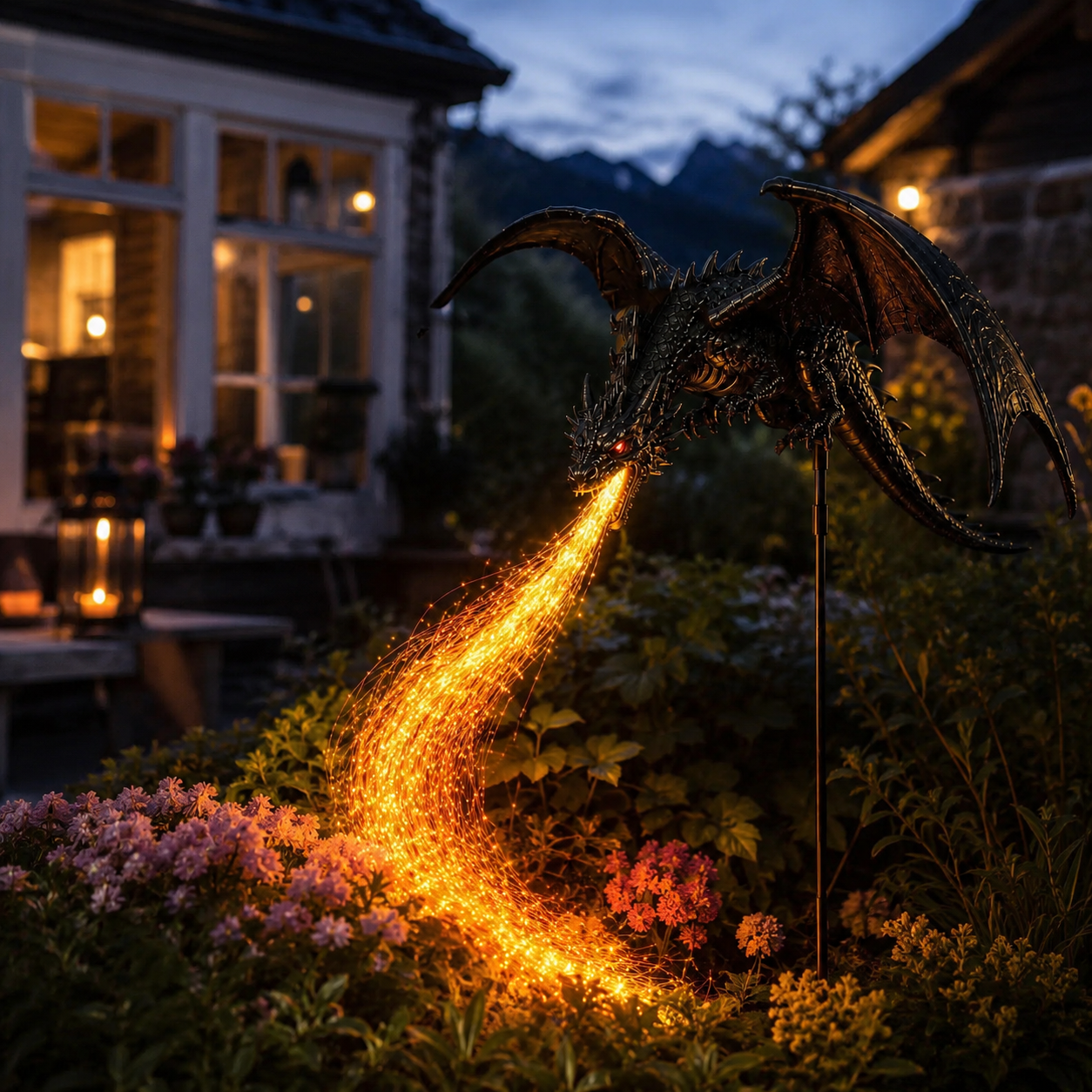 ⏳ Last Day 49% OFF🐉2027 Dragon’s Ember Solar Garden Decor