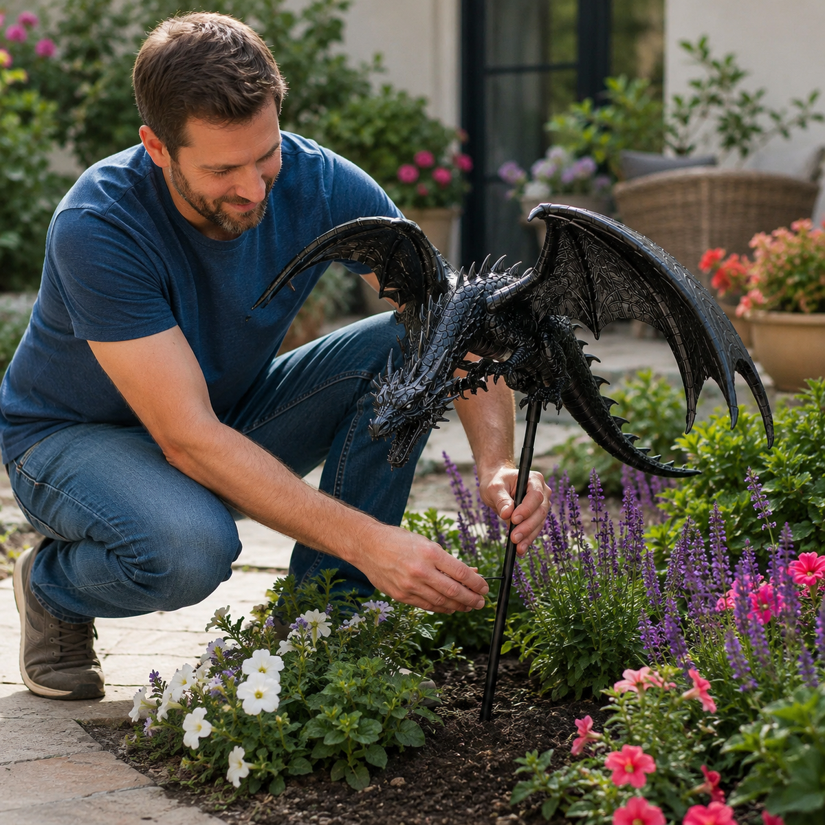 ⏳ Last Day 49% OFF🐉2027 Dragon’s Ember Solar Garden Decor