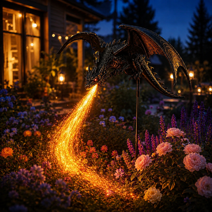 ⏳ Last Day 49% OFF🐉2027 Dragon’s Ember Solar Garden Decor