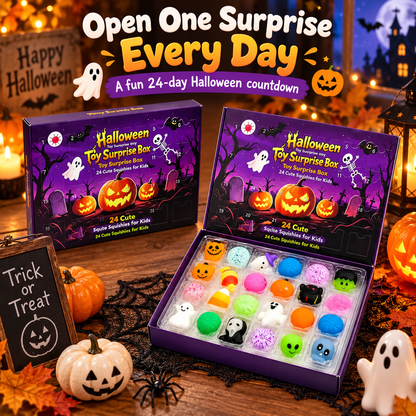 🎃24-Piece Halloween Squishy Surprise Box