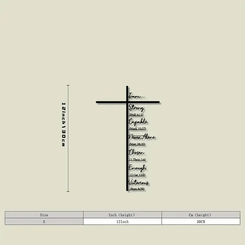 🎄Christmas-Sale 49%Off❤️Elegant Metal Christian Heart & Cross Wall Art