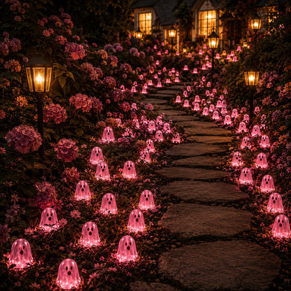 💥 LAST DAY 50% OFF👻 Glow-in-the-Dark Mini Ghosts – 8-Colour Halloween Mix