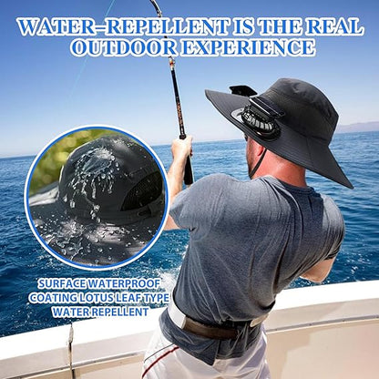 🎁 2026 NEW 3-Fan Solar Cooling Hat – The Father's Day Gift He'll Actually Use 🌬️☀️