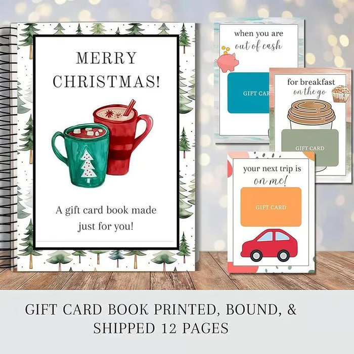✨Christmas Promotion 49% OFF -🎁DIY Spiral Bound Christmas Gift Card Album Book