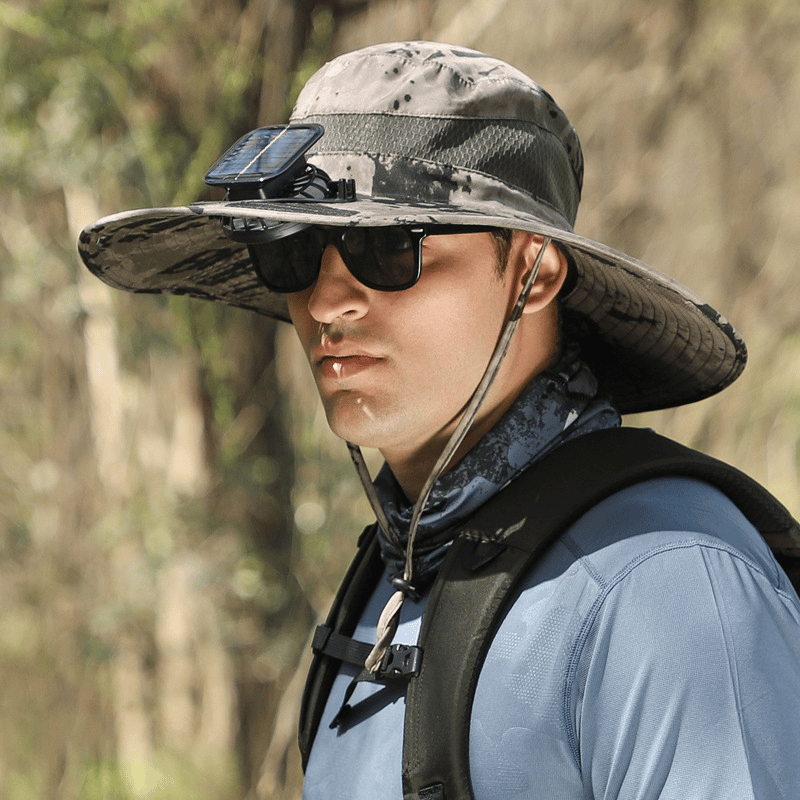 🔥Last Day 50% OFF -Ultralight Solar Fan Sun Hat – Lighter Than a Baseball!⚾(Only 11oz)