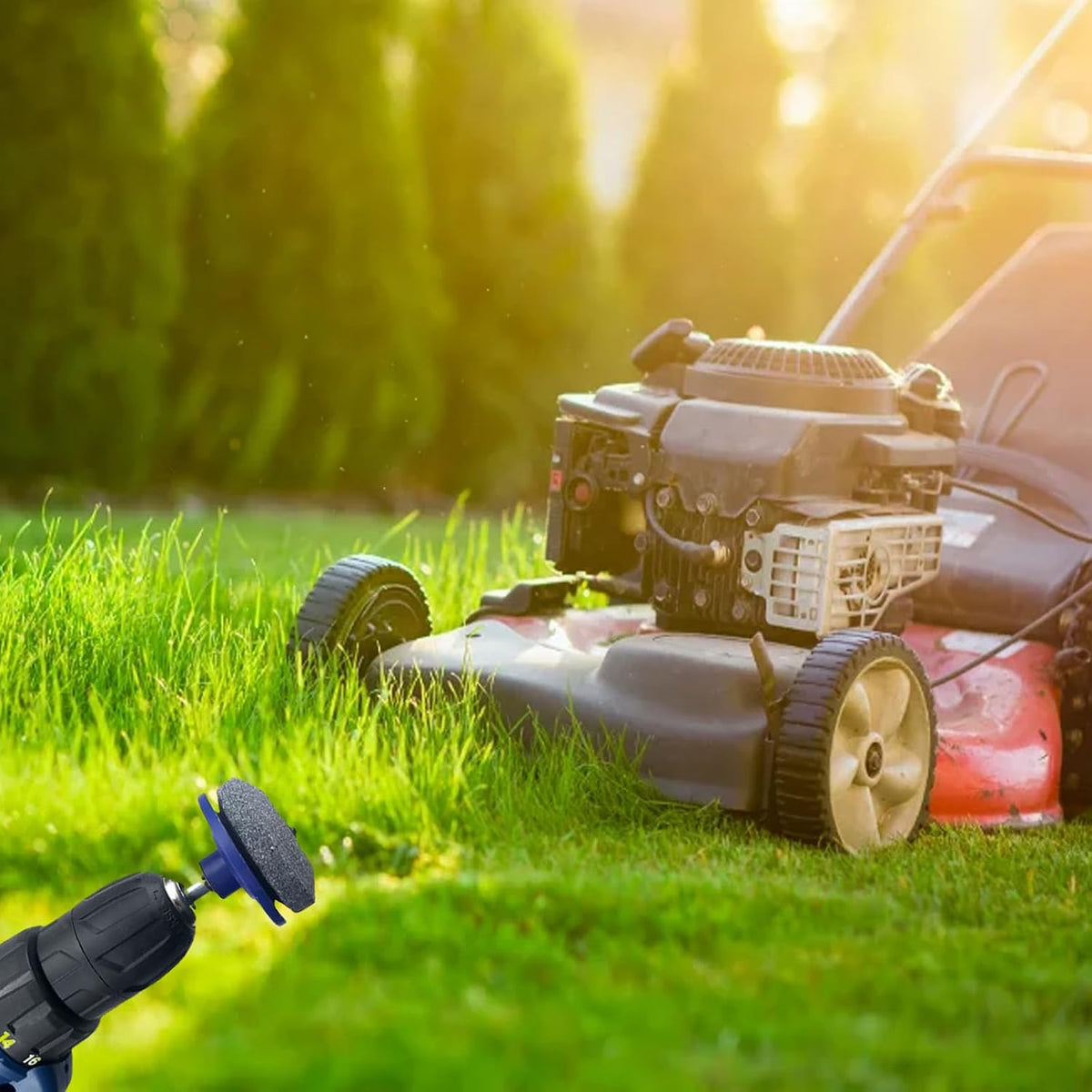 ⚙️ Lawn Mower Blade Sharpener 3‐Pack