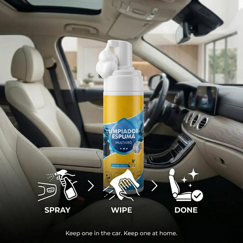 😍4-in-1 Multi-Enzyme Foam Cleaner - Deep Clean Car, Kitchen, Bathroom & Sofa