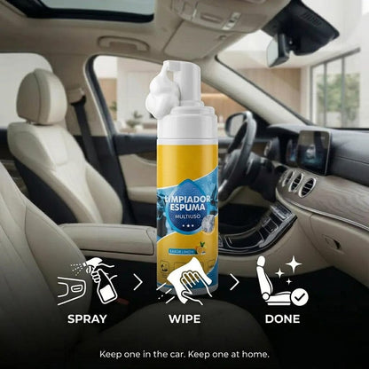 😍4-in-1 Multi-Enzyme Foam Cleaner - Deep Clean Car, Kitchen, Bathroom & Sofa
