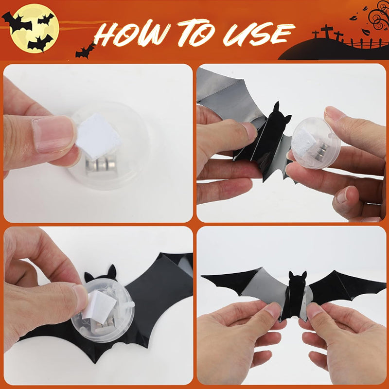 🦇Halloween 3D Lighted Bats