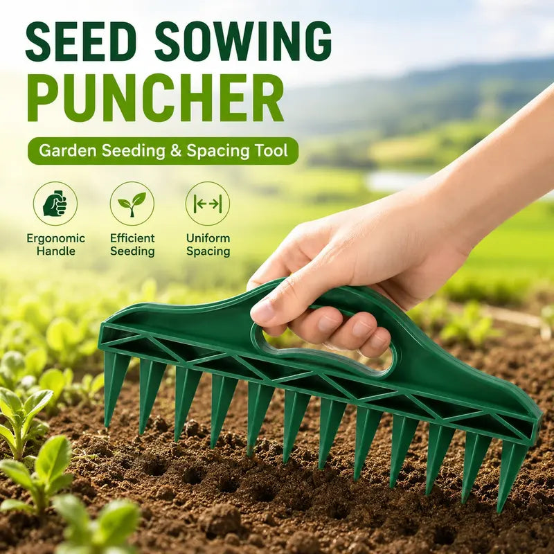 Garden Seed Sowing Tool Set, Handheld Planting Hole Punch Kit