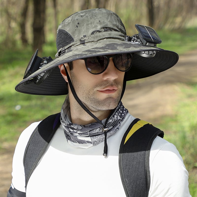 🎁 2026 NEW 3-Fan Solar Cooling Hat – The Father's Day Gift He'll Actually Use 🌬️☀️