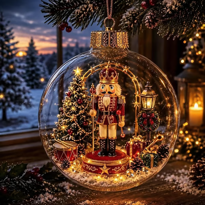 🔥LAST DAY 58% OFF - 🎄Glowing Christmas Diorama Ornament – A Tiny Winter World in Your Hands