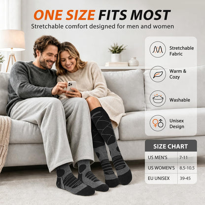 Rechargeable Heated Socks for Men Women