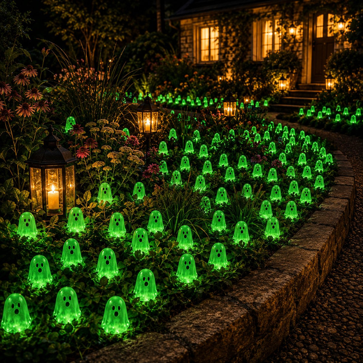 💥 LAST DAY 50% OFF👻 Glow-in-the-Dark Mini Ghosts – 8-Colour Halloween Mix