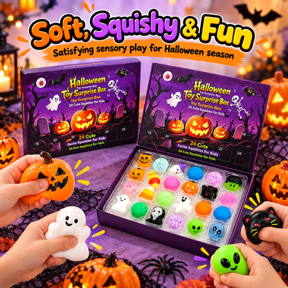 🎃24-Piece Halloween Squishy Surprise Box