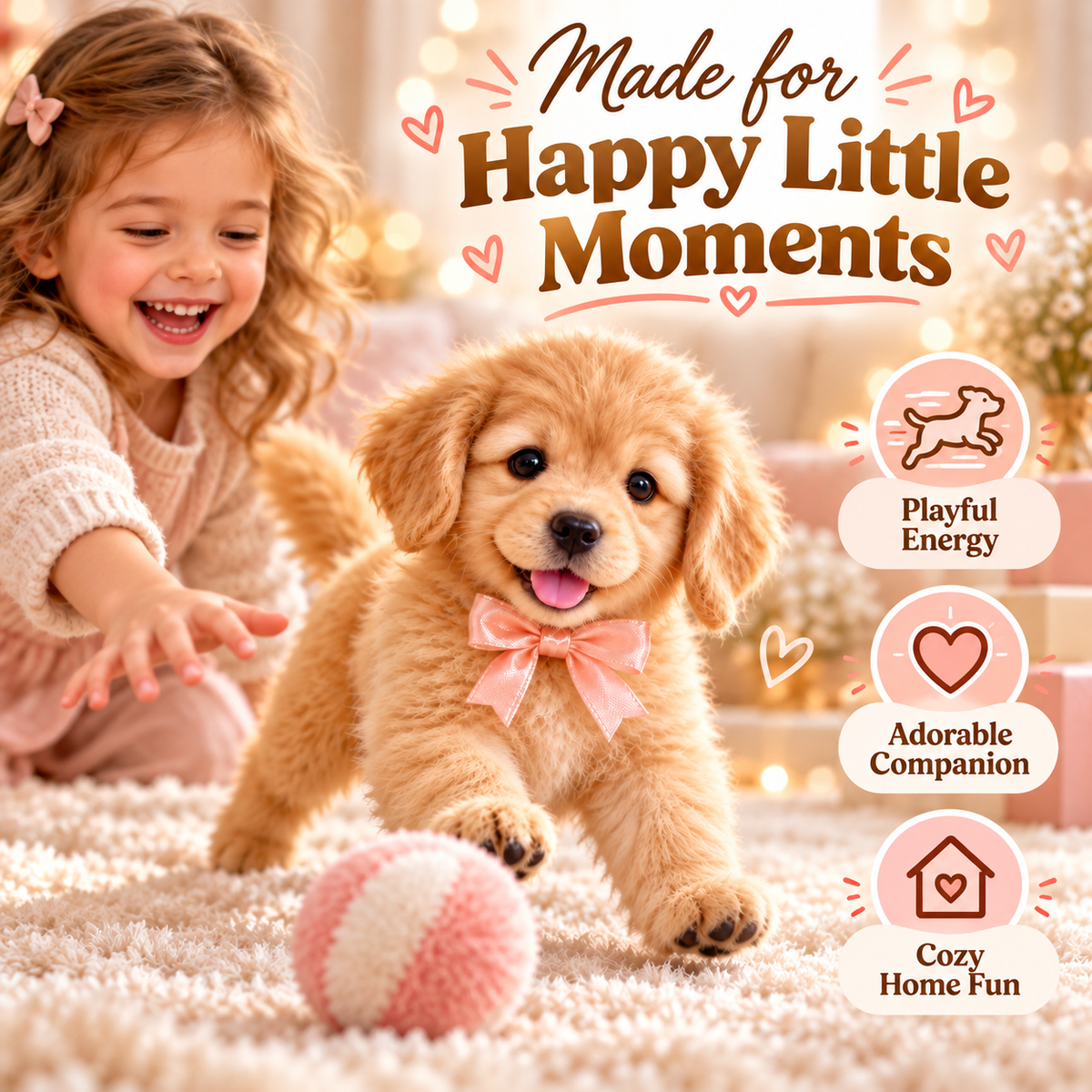 🎄 49% OFF – Realistic Robot Golden Retriever Puppy