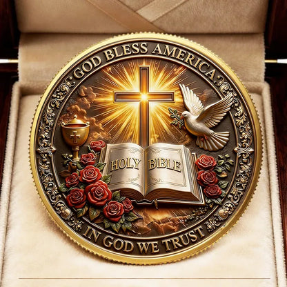 I Am The Way 1776–2026 Faith Heritage Cap 🎁 Free Double-Sided Honor Coin With Every Cap Purchase 🇺🇸